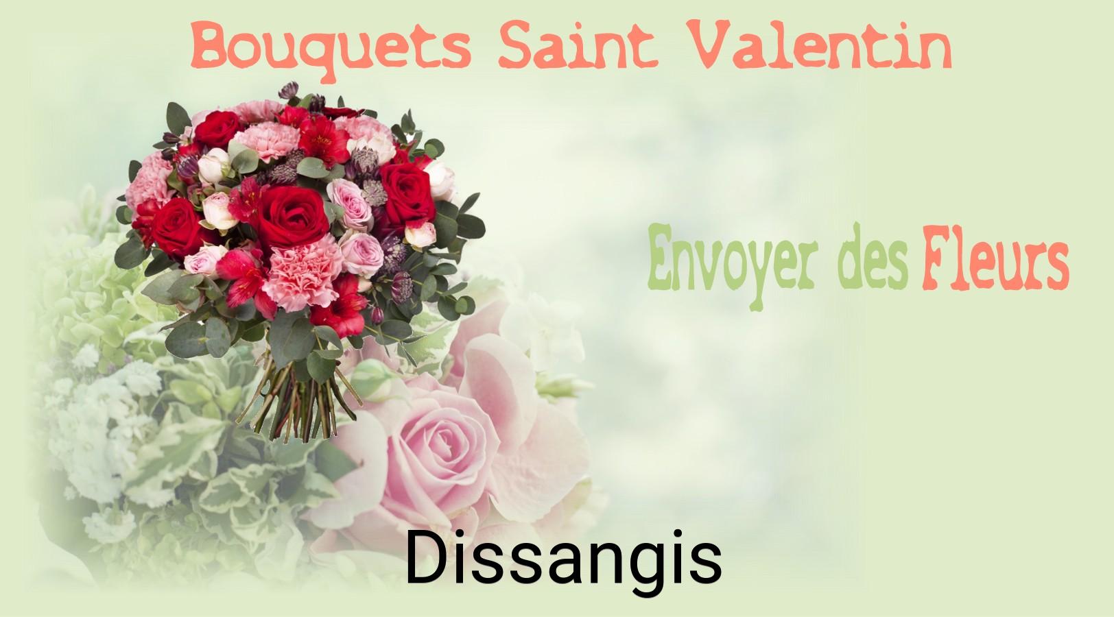 Roses de Saint-Valentin livrées à Dissangis